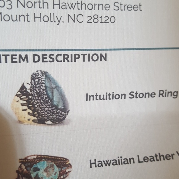 Aria Lattner Intuition Stone Labradorite Ring BNIB - Picture 2 of 4
